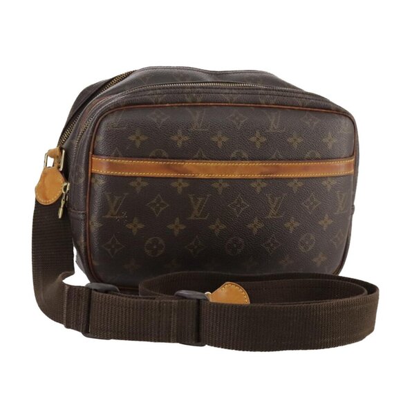 LOUIS VUITTON Monogram Reporter PM Shoulder Bag - Picture 1 of 9